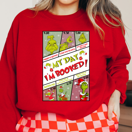 Grinch Booked Crew neck