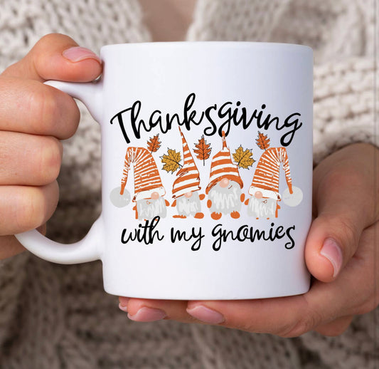 Thanksgiving Gnomies Mug